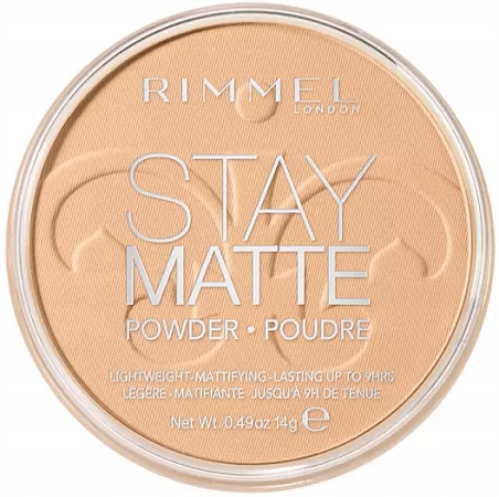 

Rimmel Puder Stay Matte Matujący 006 Warm Beige