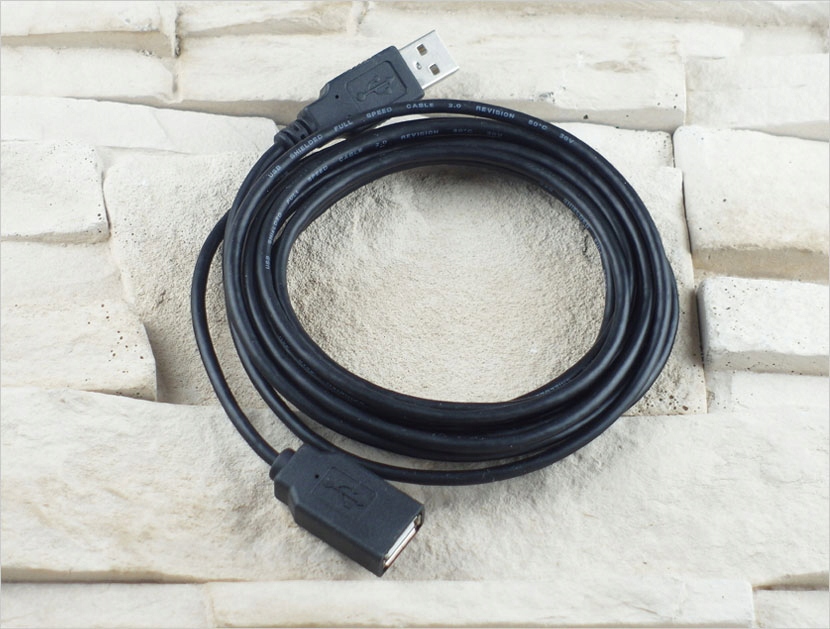 SOLIDNA przedłużka kabla 3 m gniazdo-wtyk USB Długość kabla 3 m