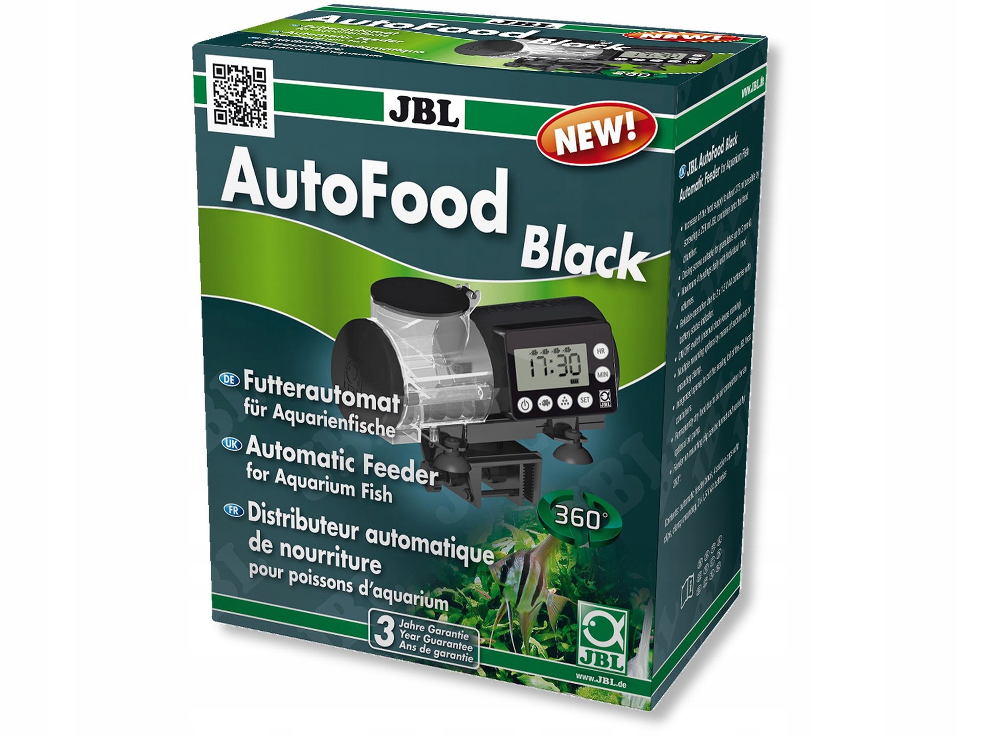 Levně Jbl Automatické krmítko AutoFood Černá