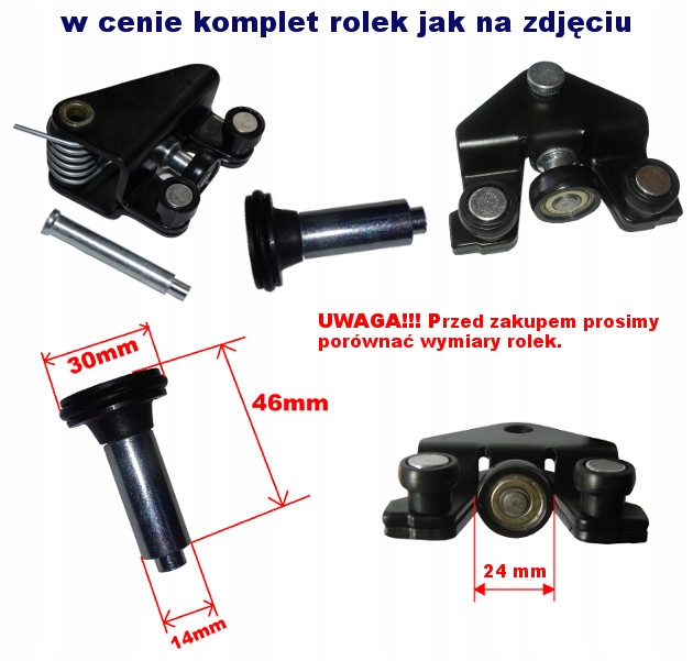 PROWADNICA ROLKI DRZWI BOCZNYCH BOK RENAULT TRAFIC Part manufacturer other