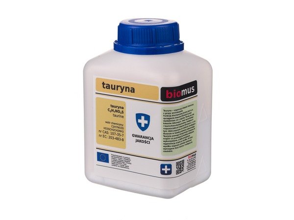 

Tauryna czysta 100% proszek bez domieszek 500g