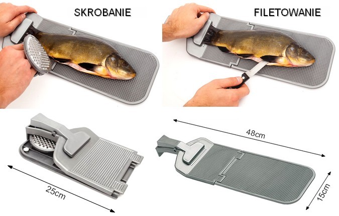 DESKA DO SKROBANIA I FILETOWANIA RYB SKROBAK Marka inna marka