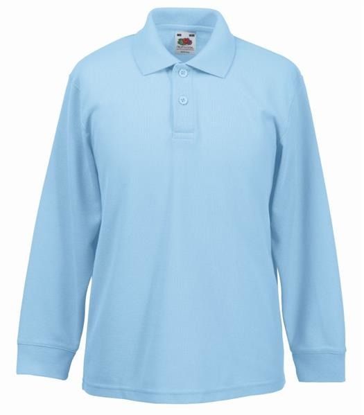 

Fruit Of The Loom Dziecięce Long Polo SkyBlue 164