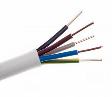 

Przewód elektryczny 1 metr Ydy 5 x 6 ..040