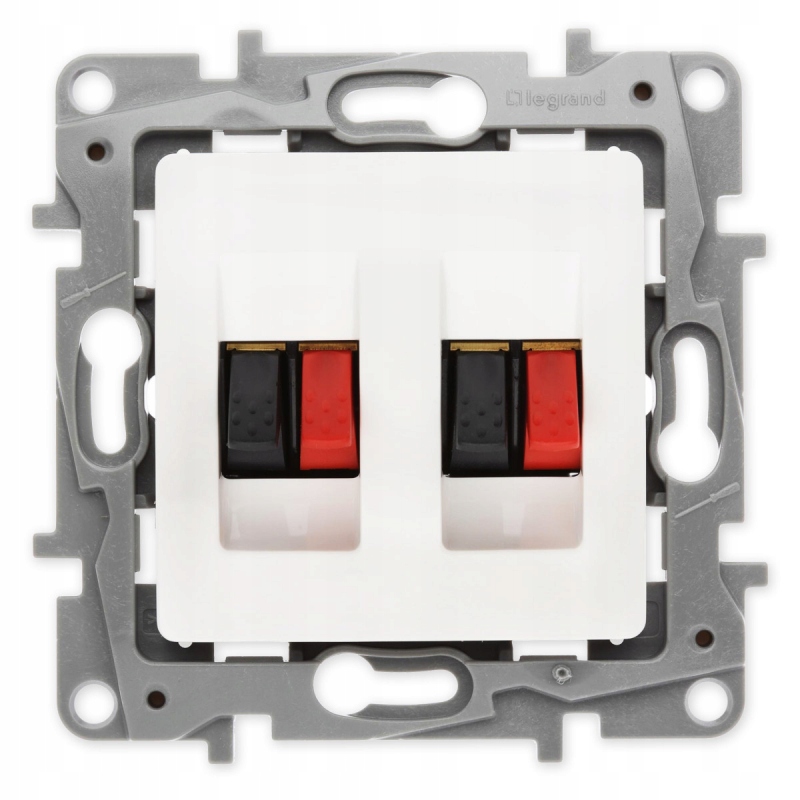 

Legrand Niloe Gniazdo głośnikowe podw białe 764581