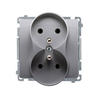 

Basic Moduł BMGZ2M.01/21 gniazdo podwójne inox