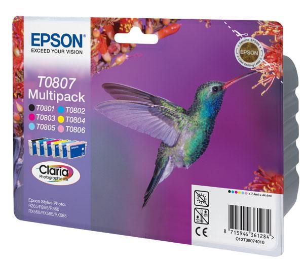 Tisk Epson T0807 sada C13T08074011