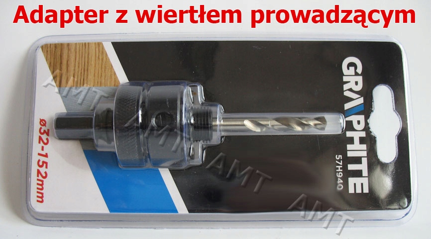 Adapter do otwornic bimetalowych powyżej 30 mm Marka Graphite