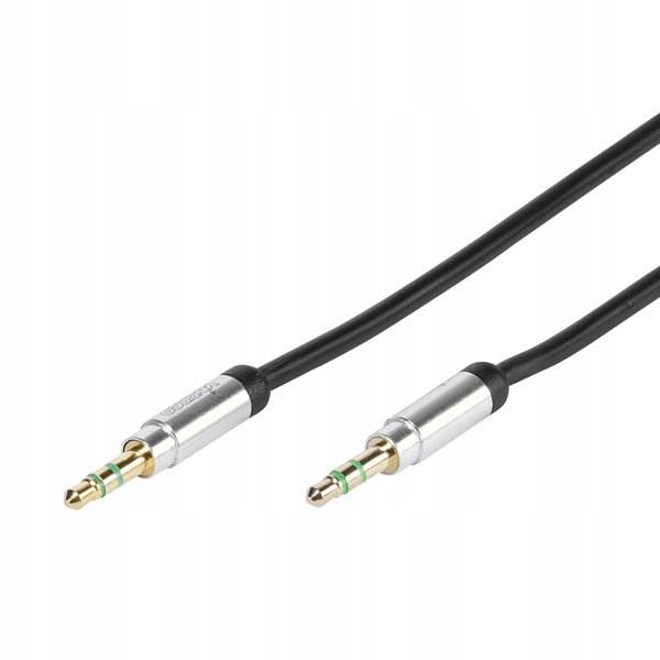 

Kabel Mały Jack 3,5mm 0,8m 24K Ofc Premium Vivanco