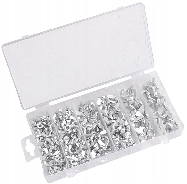 

Nakrętki Metryczne Nakrętka Motylkowe 150 Zestaw