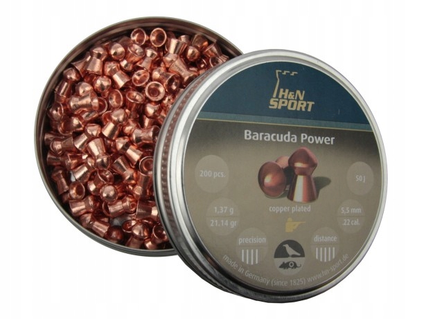 Śrut H&n Baracuda Power 5,5 mm 200 szt
