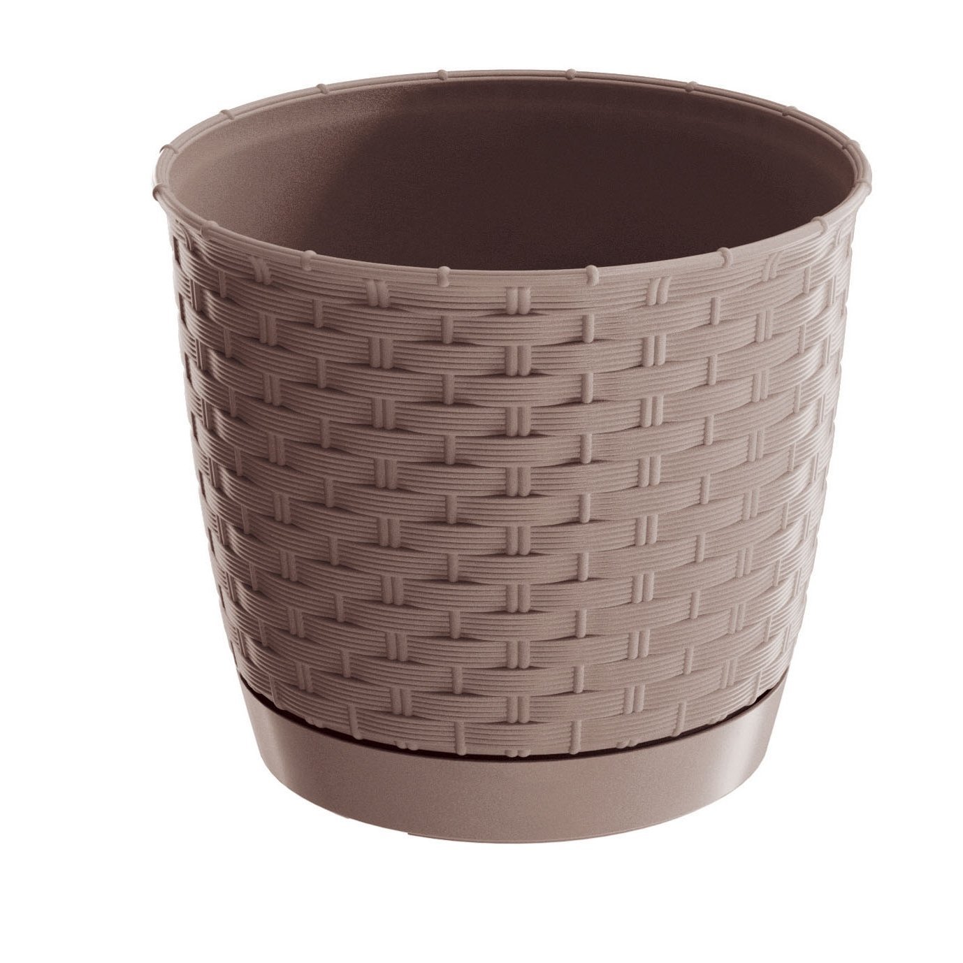 

Doniczka + Podstawka Rattan 30x26cm DRLO300 Mocca