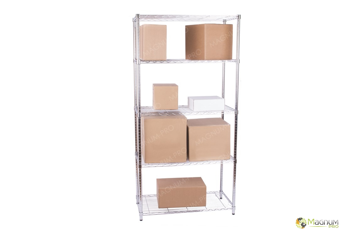 REGAŁ MAGAZYNOWY AŻUROWY 400KG OCIEKOWY CHROMOWANY Rodzaj regał