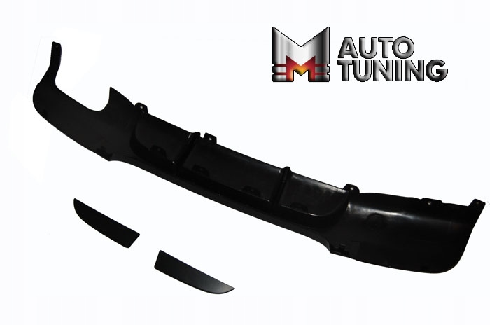 DYFUZOR BMW E90 04-12 M-PERFORMANCE PODWÓJNY WYDEC Kolor czarny