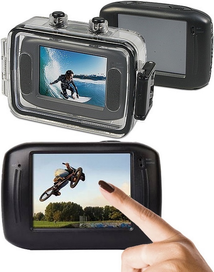 FULLHD водонепроницаемая сенсорная LCD SD спортивная камера вес продукта 48 г