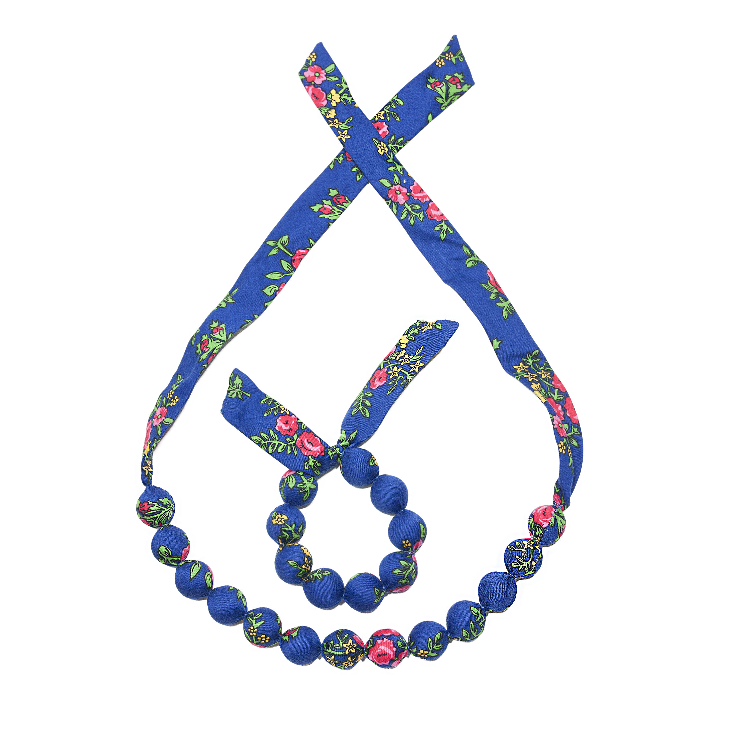 

Korale +bransoletka góralska góralskie folk chusta