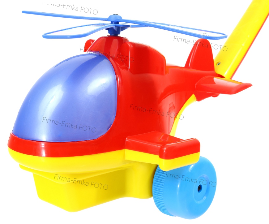 DUŻY Polski Pchacz HELIKOPTER do pchania pchanka Kod producenta 2034