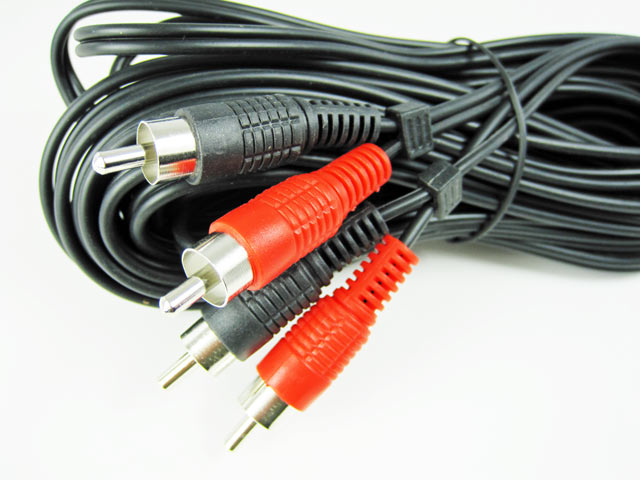 

kabel przewód 2x rca chinch cinch 5,0m