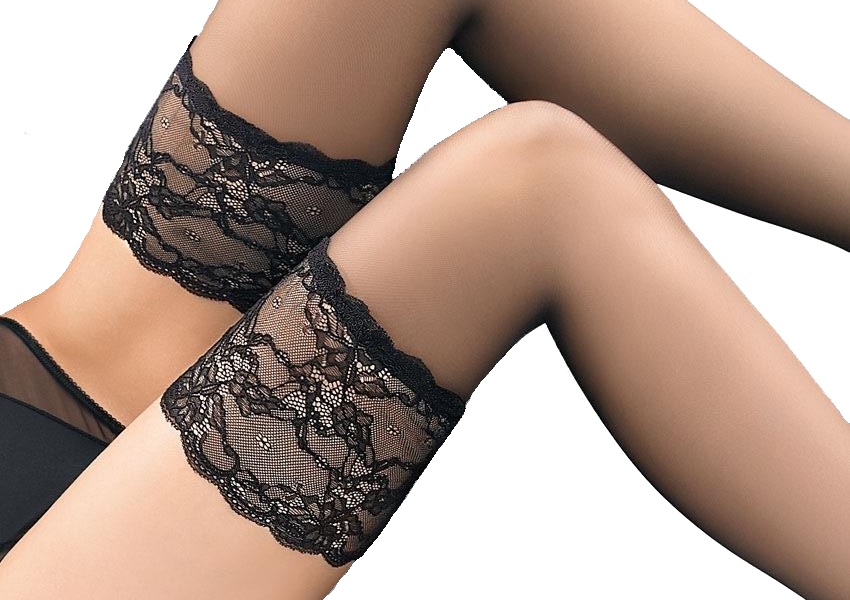 

Pończochy 20 Den Szeroka Koronka 15 cm Paris 3/4