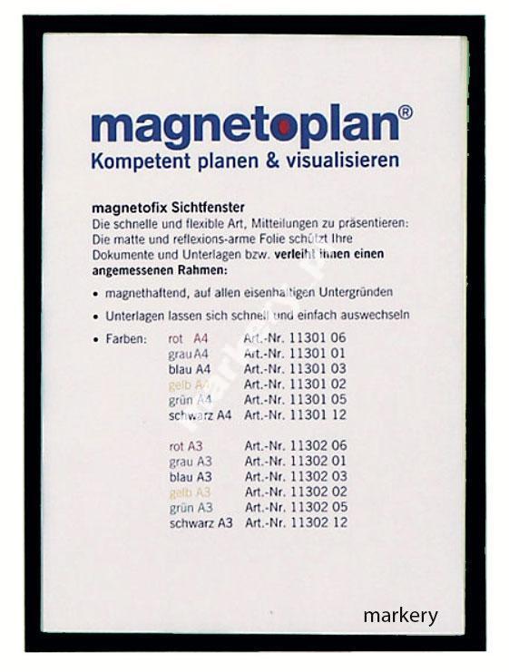 

Magnetoplan Koszulka magnetyczna A4ramka czarny 5s