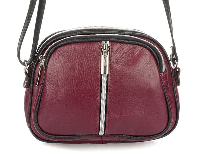 

Vera Pelle Torebka Skórzana trzykomorowa K53