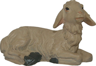 

Owieczka leżąca do Szopki- 3cm wys. do fig. 9-11cm