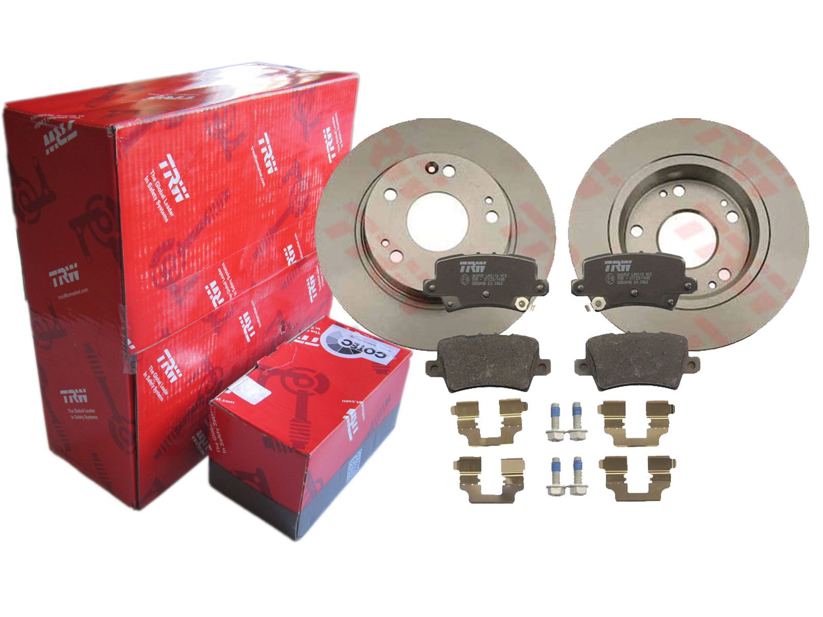ДИСКИ + КОЛОДКИ TRW ЗАДНЯЯ HONDA CIVIC VIII UFO
