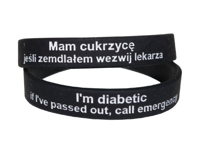 

Opaska Mam Cukrzycę Czarna Rozmiar 202