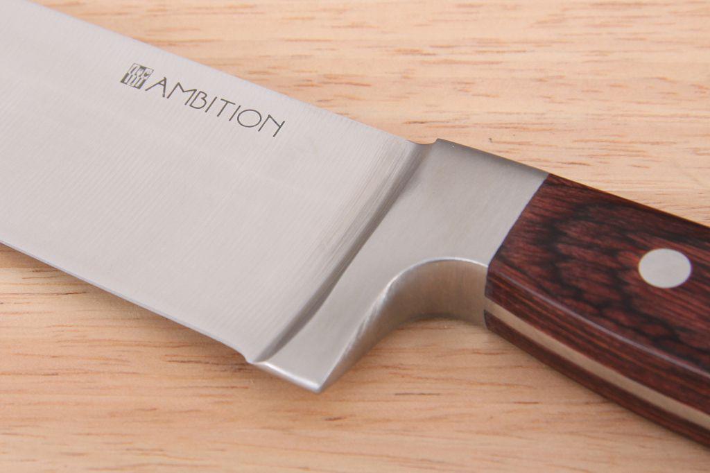 20340 AMBITION TITANIUM CHEFS NÓŻ KUCHENNY KUTY 20 Матеріал леза нержавіюча сталь