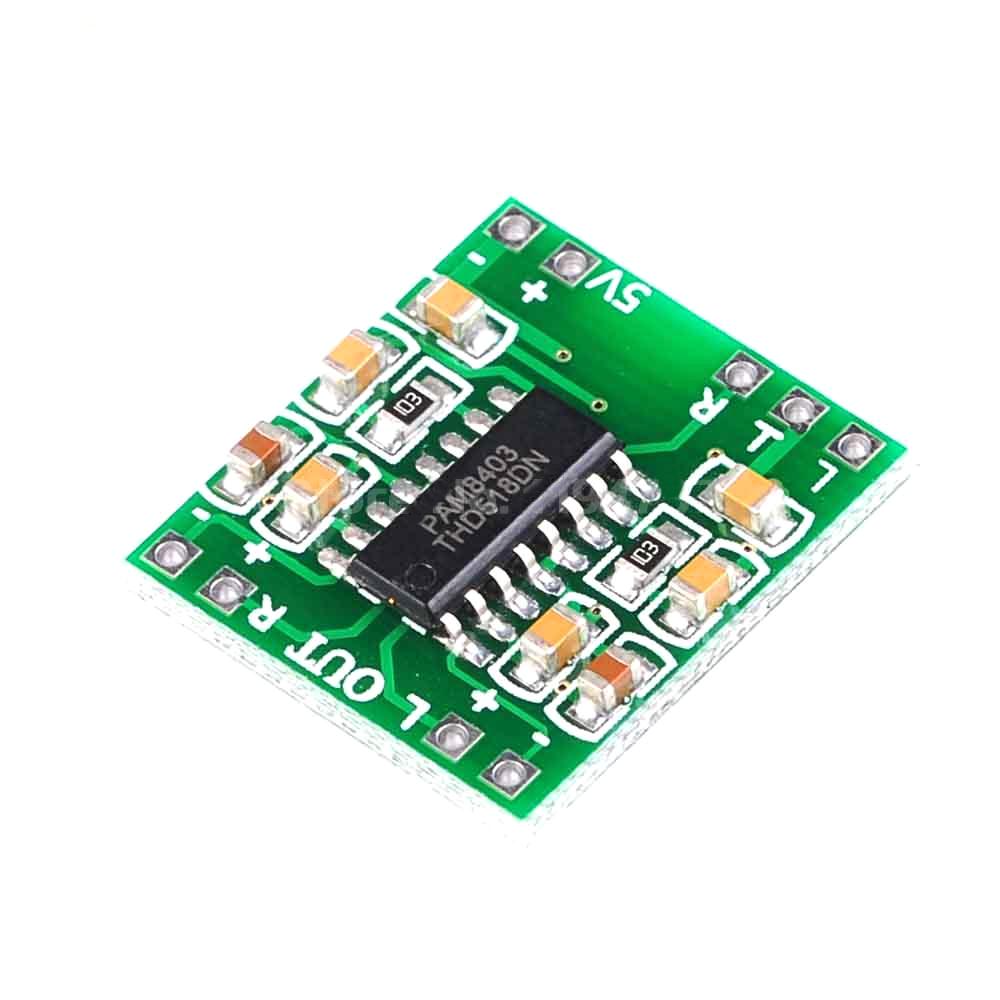 

Moduł wzmacniacz audio 2x3W 5V arduino bascom Avr