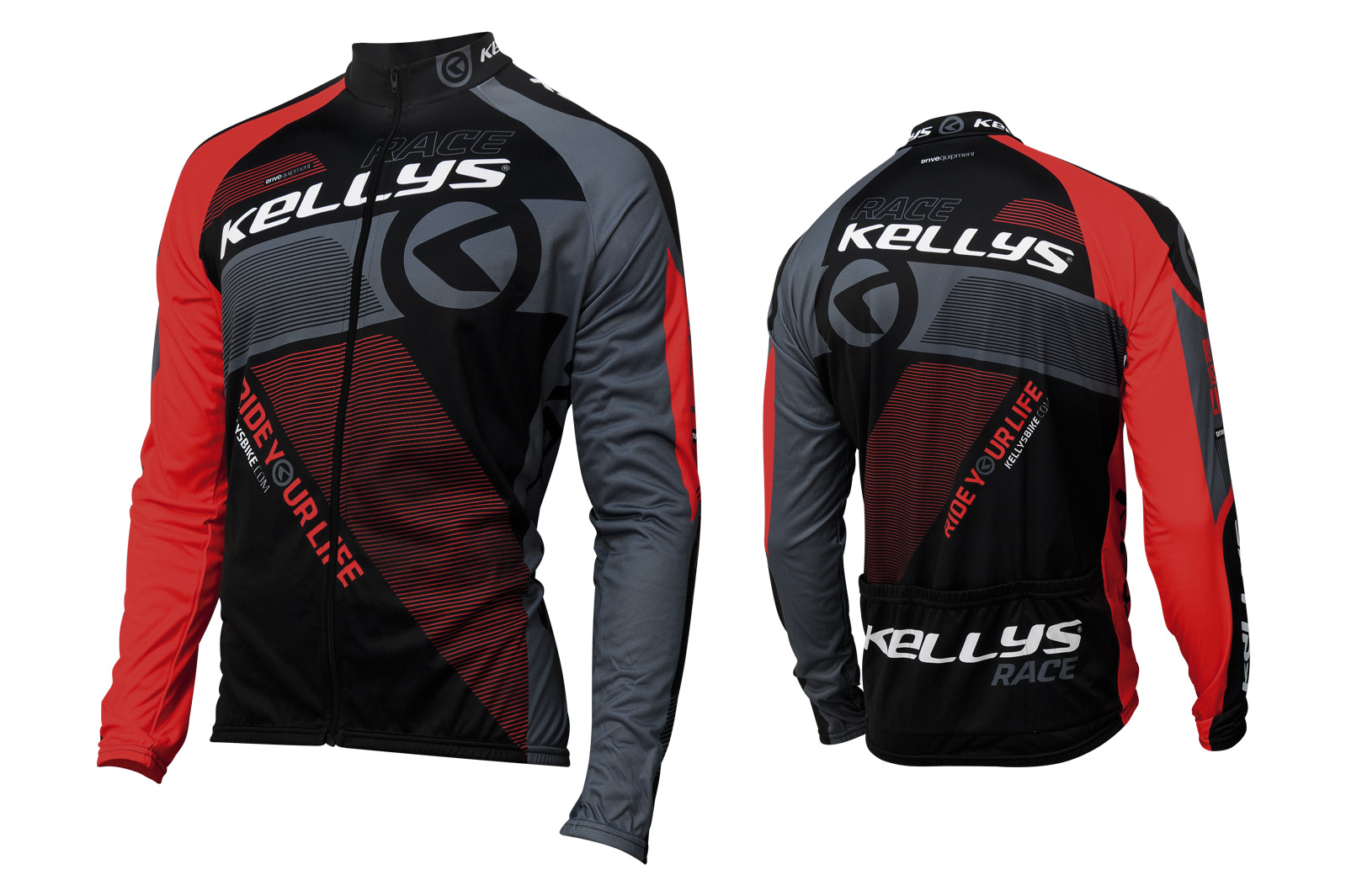 Bluza Kellys Pro Race długi rękaw red S