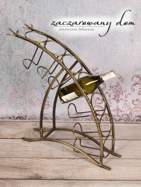 Meble STOJAK NA WINO super prezent pod choimkę Materiał metal