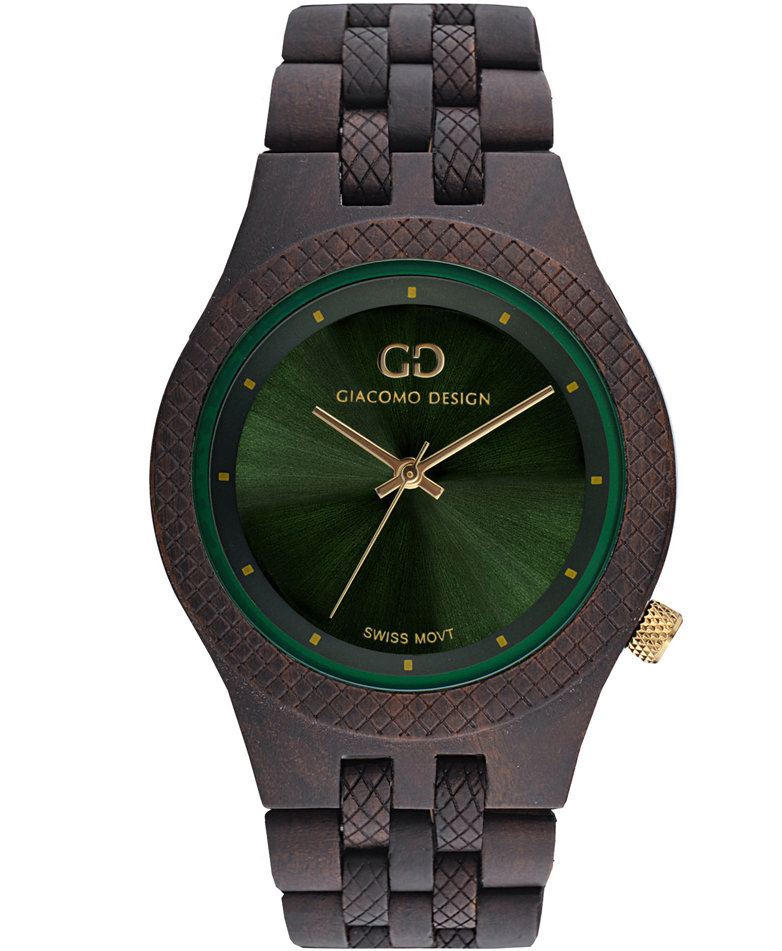 

Drewniany zegarek męski Giacomo Design GD08902