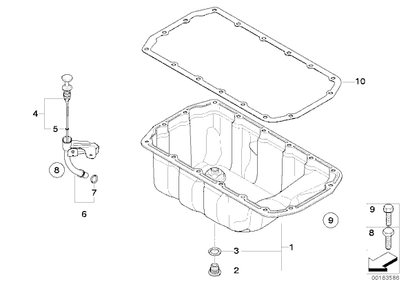 Miarka poziomu oleju MINI R55 R56 R57 R58 R60 R61 Car type Passenger cars