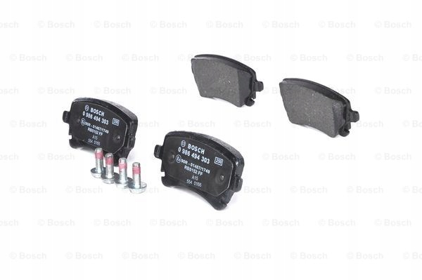 Колодки BOSCH Tył - AUDI A6 C5 Rs6 A6 C6 S6 A8 D3 Сторона кабины tył foto 0