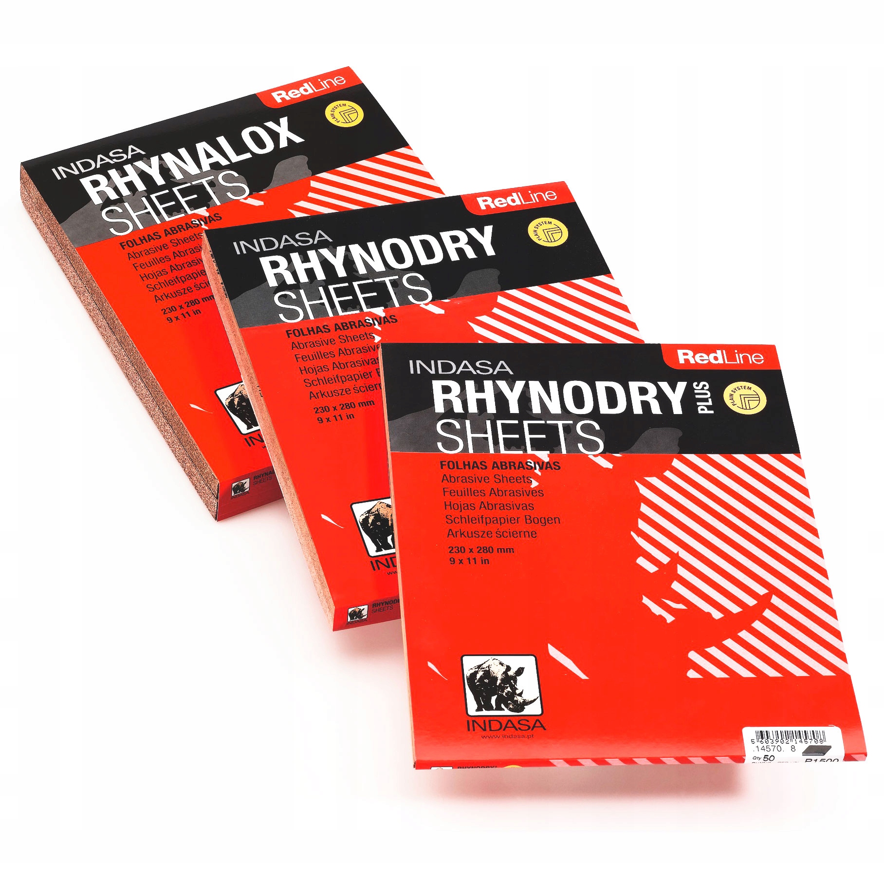 Papier Ścierny Wodny P1000 Arkusz Indasa Rhynowet Sheets RedLine