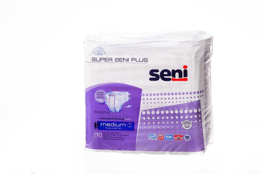 Подгузники super seni plus. Подгузники для взрослых Seni super Seni Plus 10. Подгузники д/взрослых Seni super Plus Medium 30 шт x1. Подгузники супер сени (2) Эйр меди №10 (75-110см/1700мл).