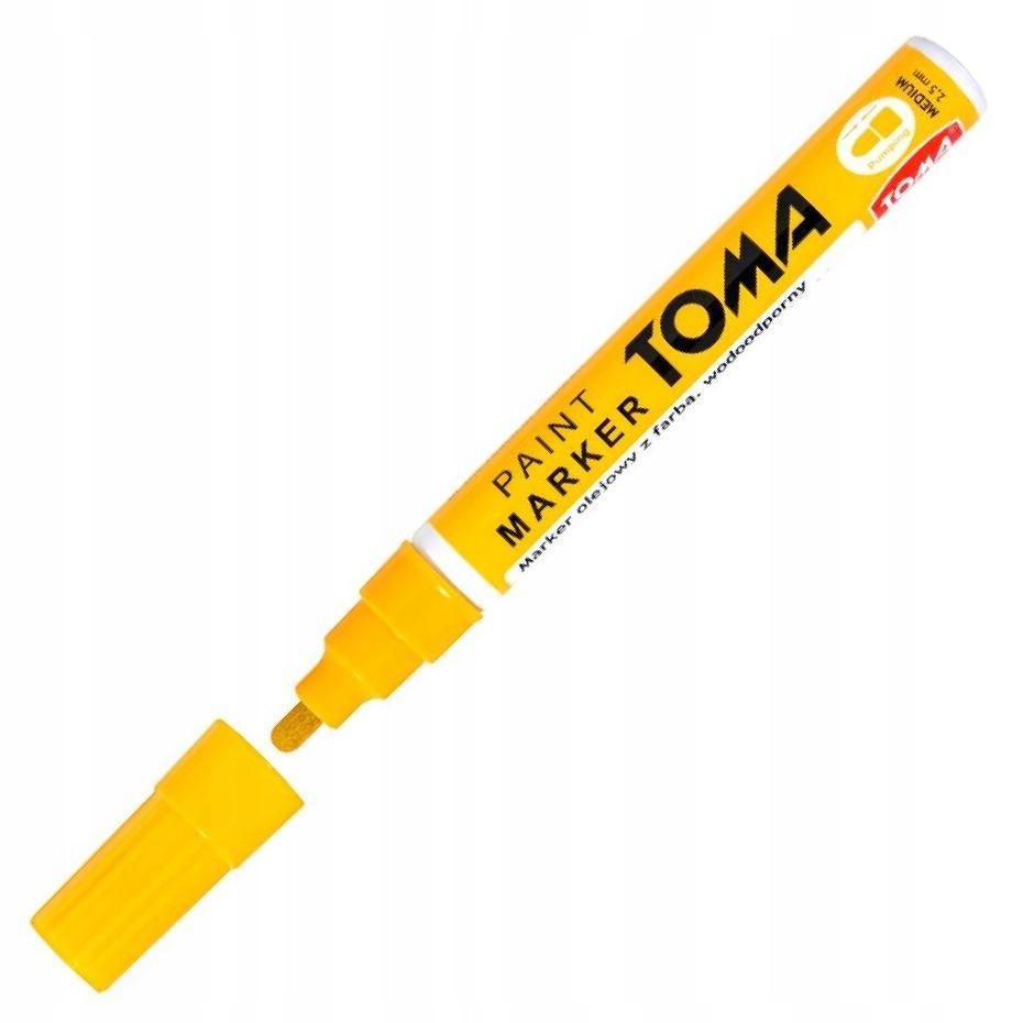 

Marker Olejowy Lakierowy 2,5mm Toma TO-440 Żółty
