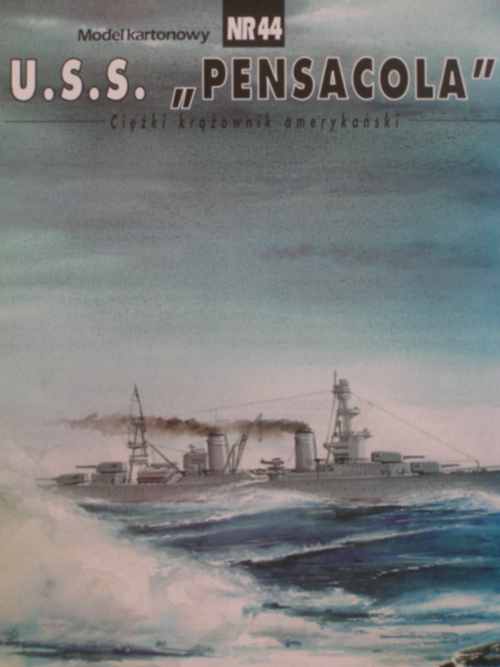 Model Card č. 44 Těžký křižník Uss Pensacola