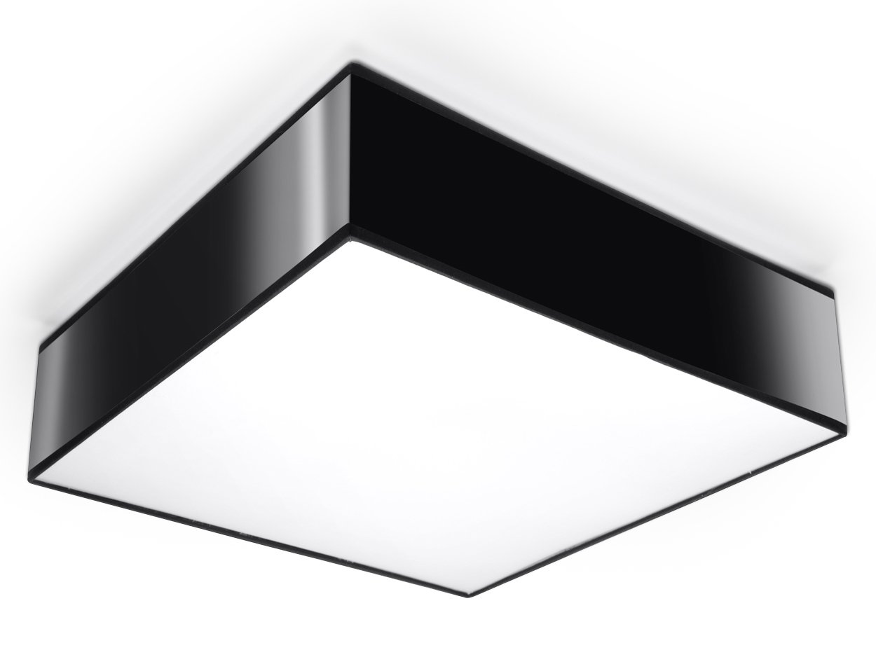 

Lampa Sufitowa Plafon Horus 35 Czarna Sollux 02