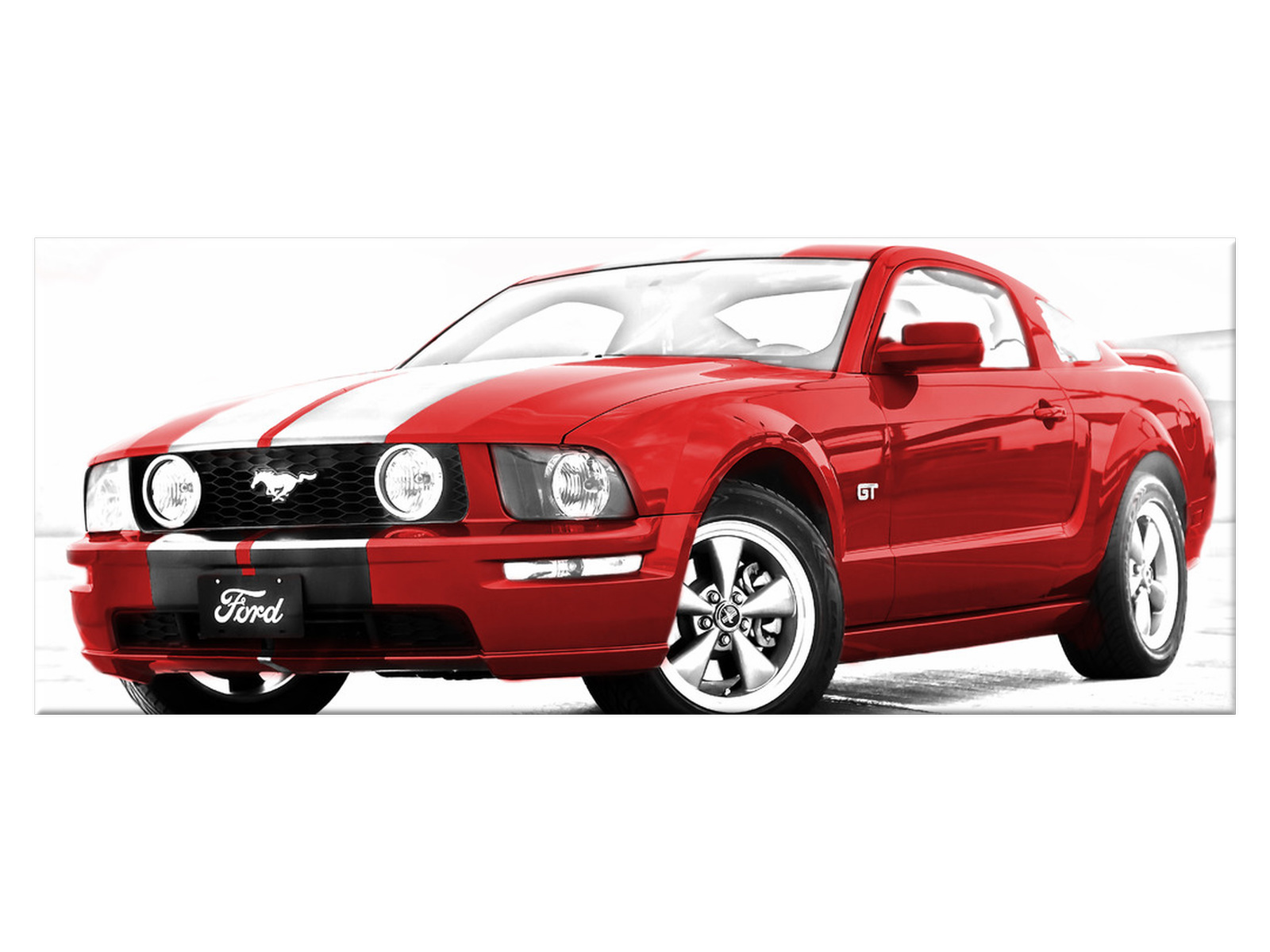 

Obraz Motoryzacja Mustang Gt 100x40 ford mustang