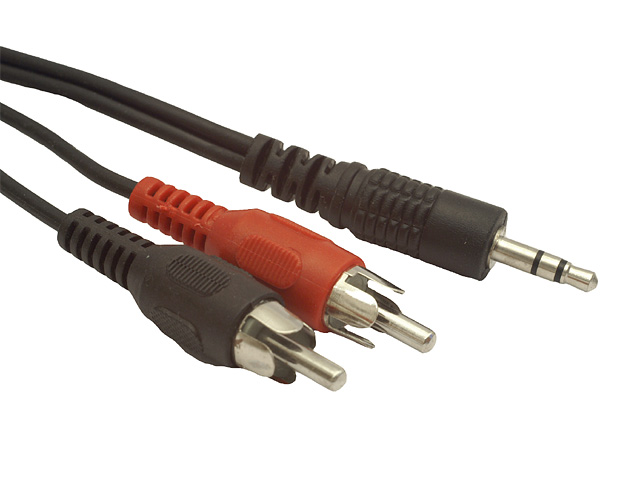 

Gmb Kabel Mini Jack d 2x Rca Chinch 2,5m dł Stereo
