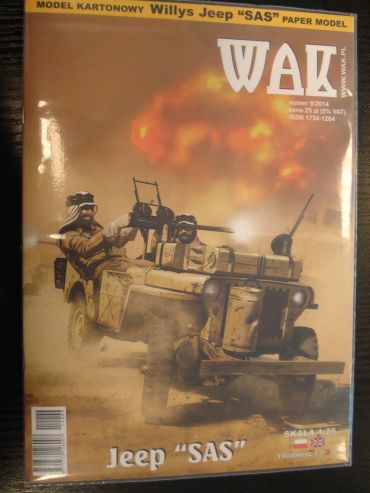 1:25 Samochód Jeep Sas Wak 9/2014