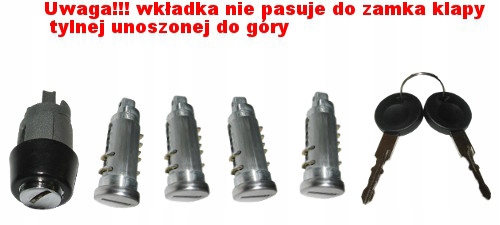 VW T4 TRANSPORTER WKŁADKI ZAMKA DRZWI ZESTAW Producent części Inny