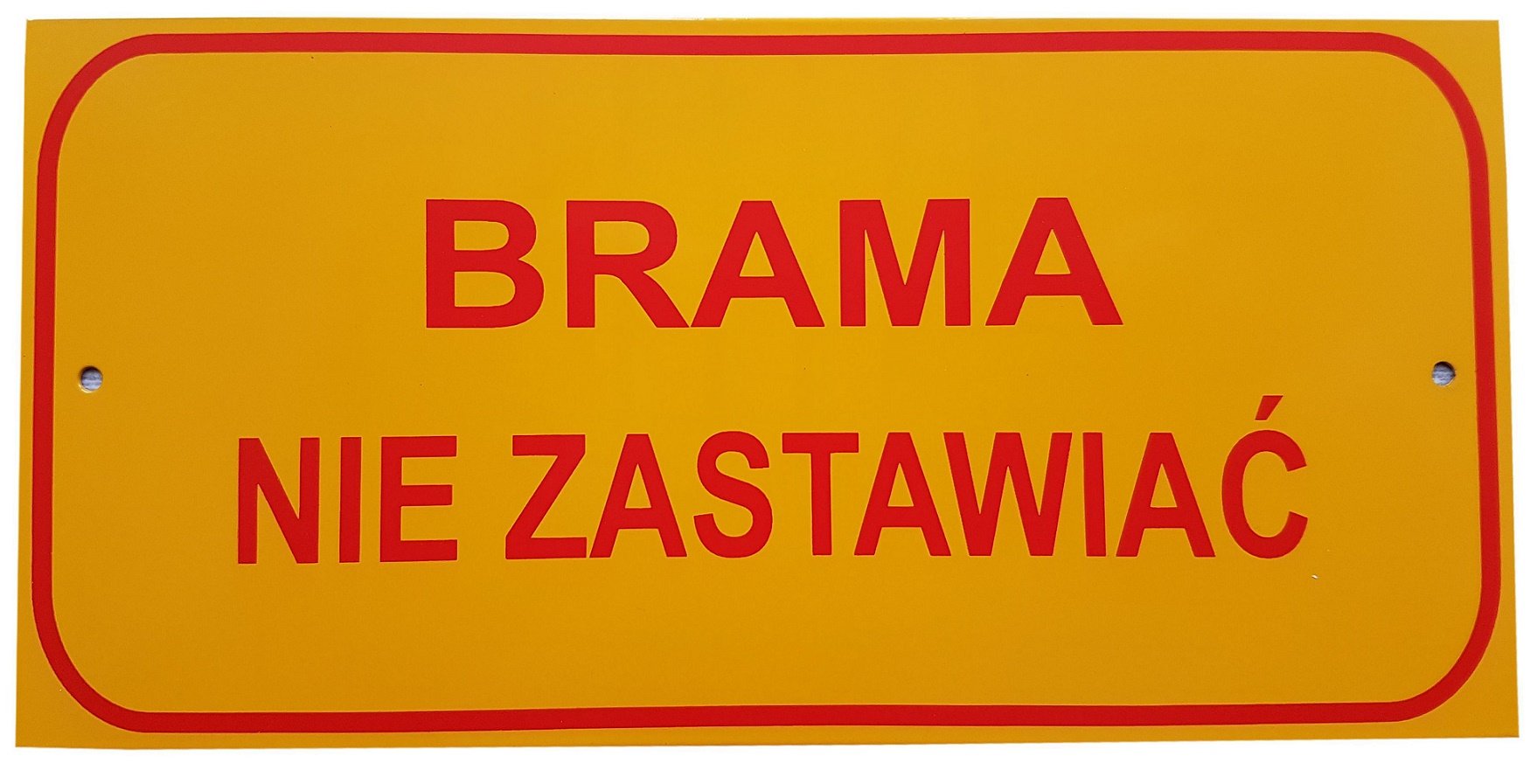 

Tabliczka Brama Wjazdowa Metalowa Ocynk 2