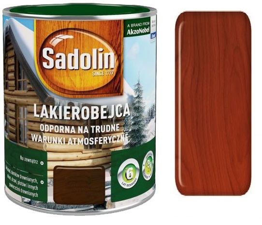 

Sadolin Lakierobejca odporna 2,5l Tek Tik Teak