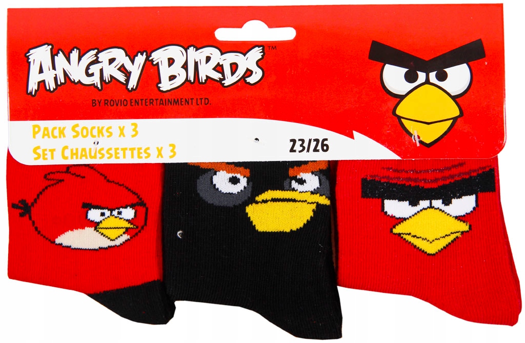 

Skarpety Angry Birds 3 pack. R34