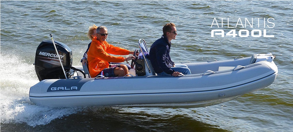 RIB Aluminiowy Profesjonalny Łódź Gala ATLANTIS Deluxe A400L Valmex TOKAREX Długość 400 cm