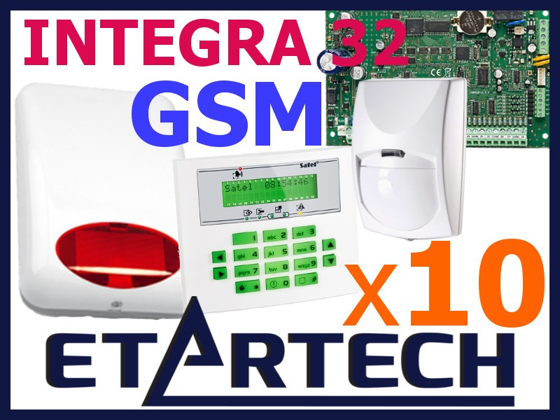 SATEL Integra 32 LCD10x Czujka GSM Dom WYCENY Kod producenta zestaw SATEL