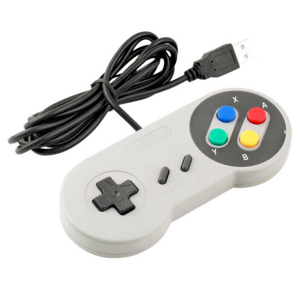 IRIS Pad gamepad kontroler USB retro do komputera PC do emulatorów SNES Typ pad